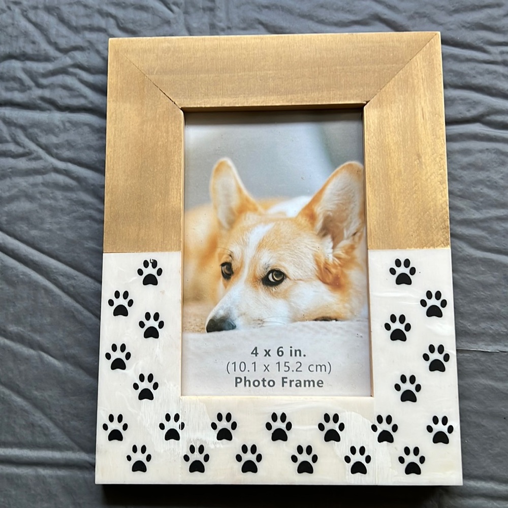 Modern Expressions Paw Print Picture Frame